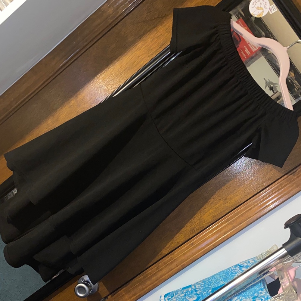 Elegant Black Off-Shoulder dress